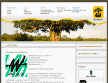 Tablet Screenshot of pro-afrika.de